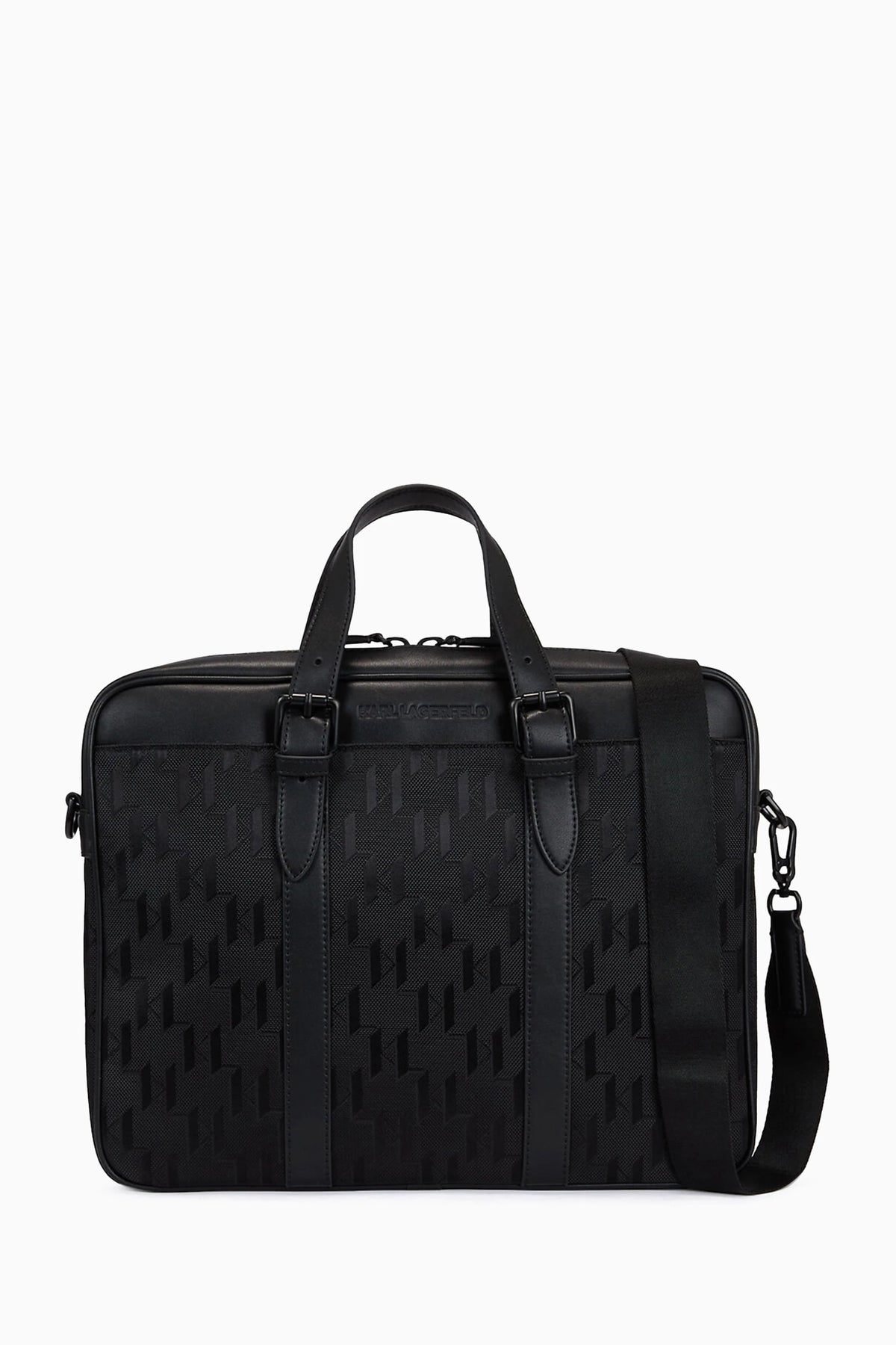 Karl Lagerfeld K-Etch Briefcase In Black