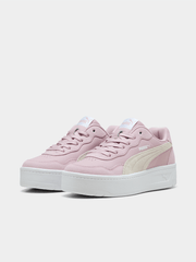 Puma Womens Court Lally Skye Sd Rose Mauve Sneakers