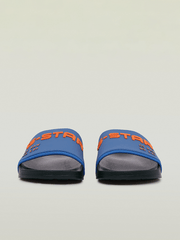 G-Star Raw Mens Cart V Slides In Black & Blue