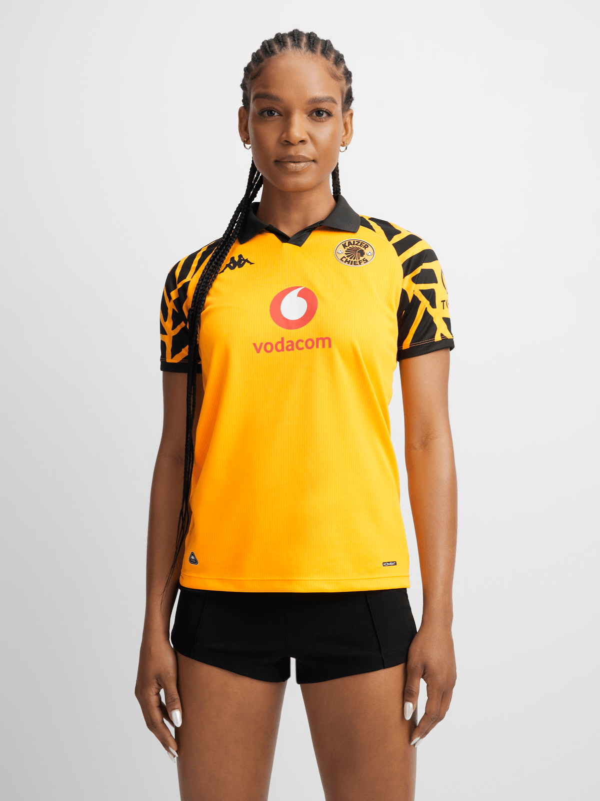Kaizer Chiefs Kappa Ladies Home Jersey T-Shirts In Yellow – Sedgars SA