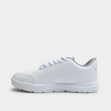 Puma Kids Evolve Court Zadp Shoes In White