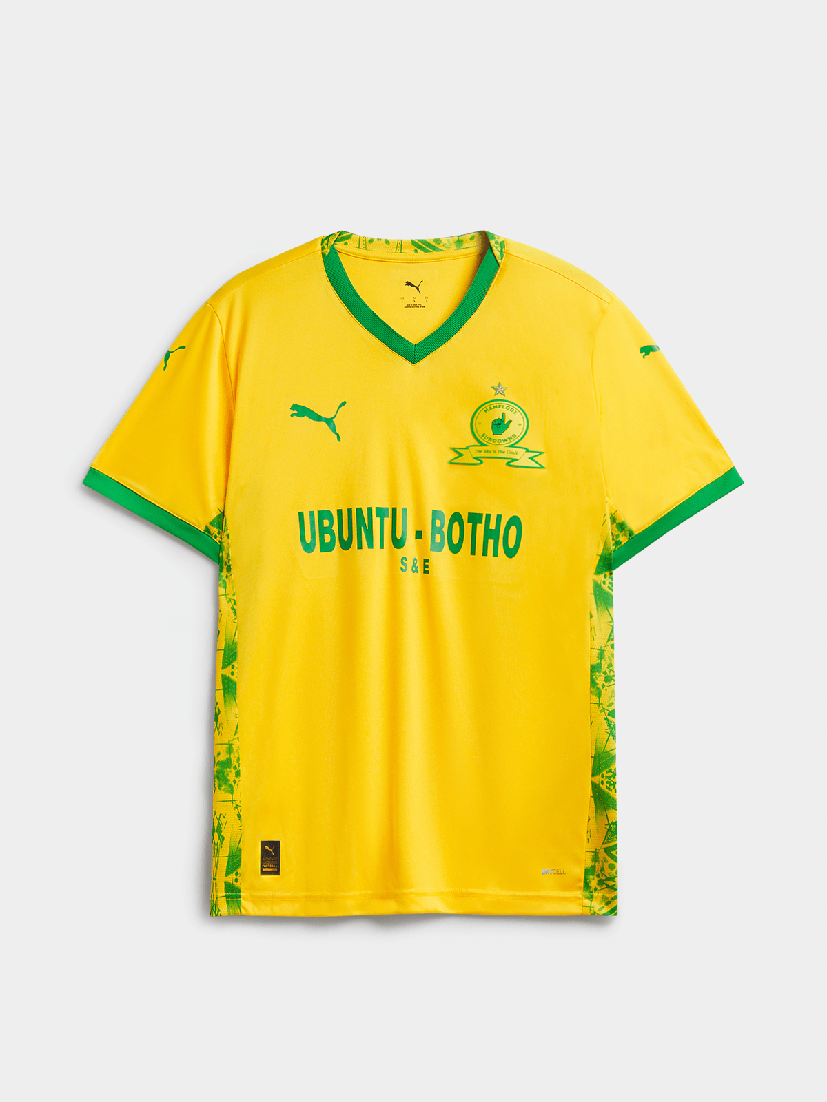 Puma Mens Sundowns FC Home Jersey In Yellow