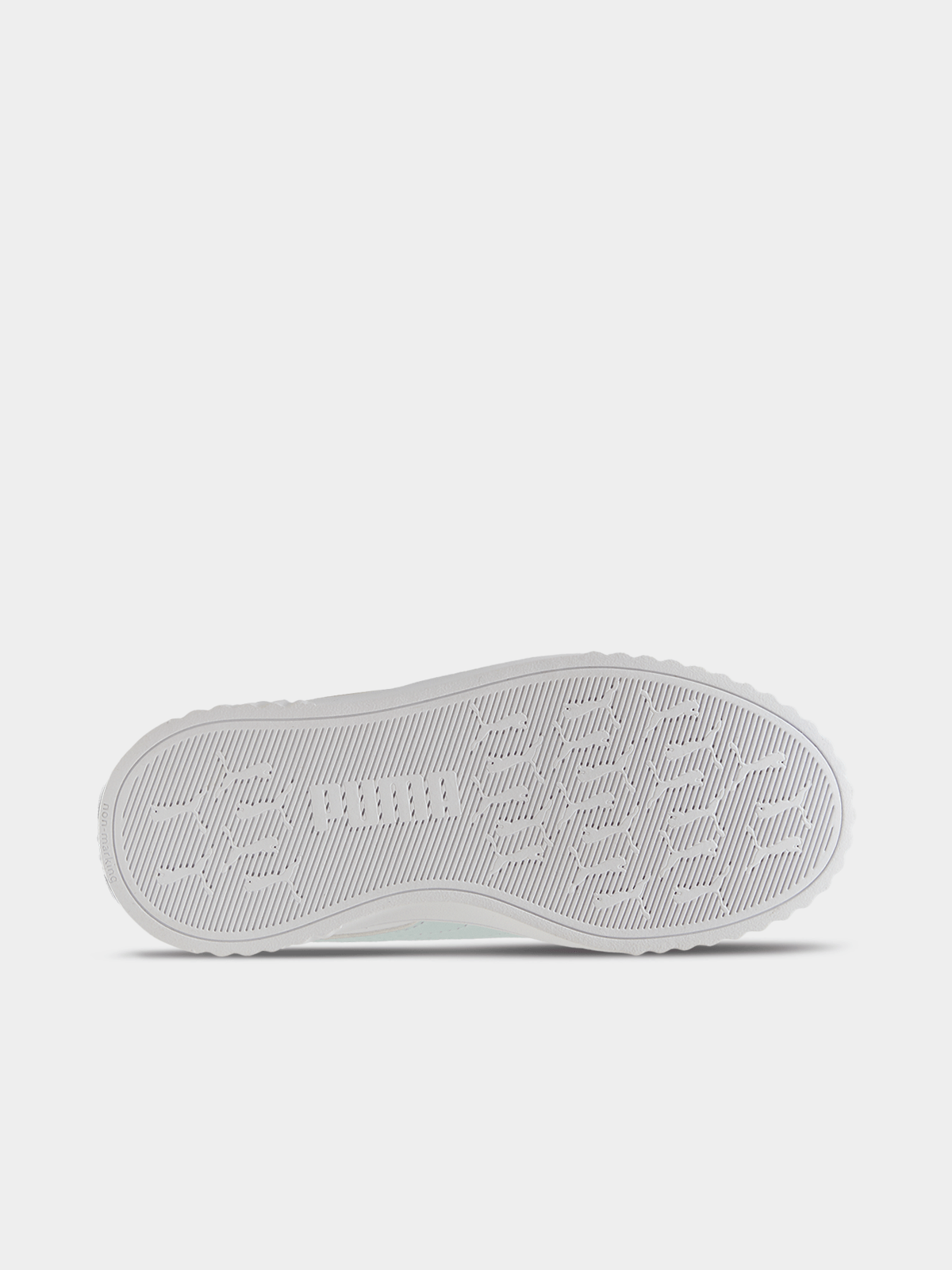 Puma Girls Carina 3.0 Junior Shoes In White & Pink