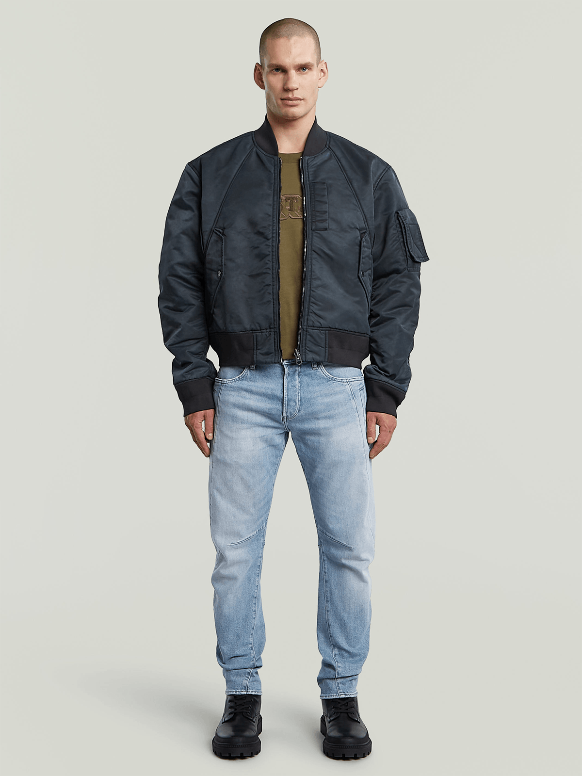 G-Star Raw Contor 3D Slim Worn Diaz Beach Blue