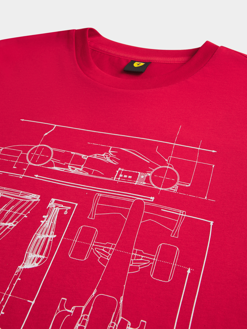 Puma Mens Rosso Corsa Ferrari Sportswear Graphic Tee