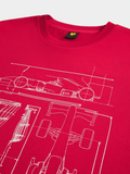Puma Mens Rosso Corsa Ferrari Sportswear Graphic Tee