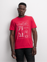 Puma Mens Rosso Corsa Ferrari Sportswear Graphic Tee
