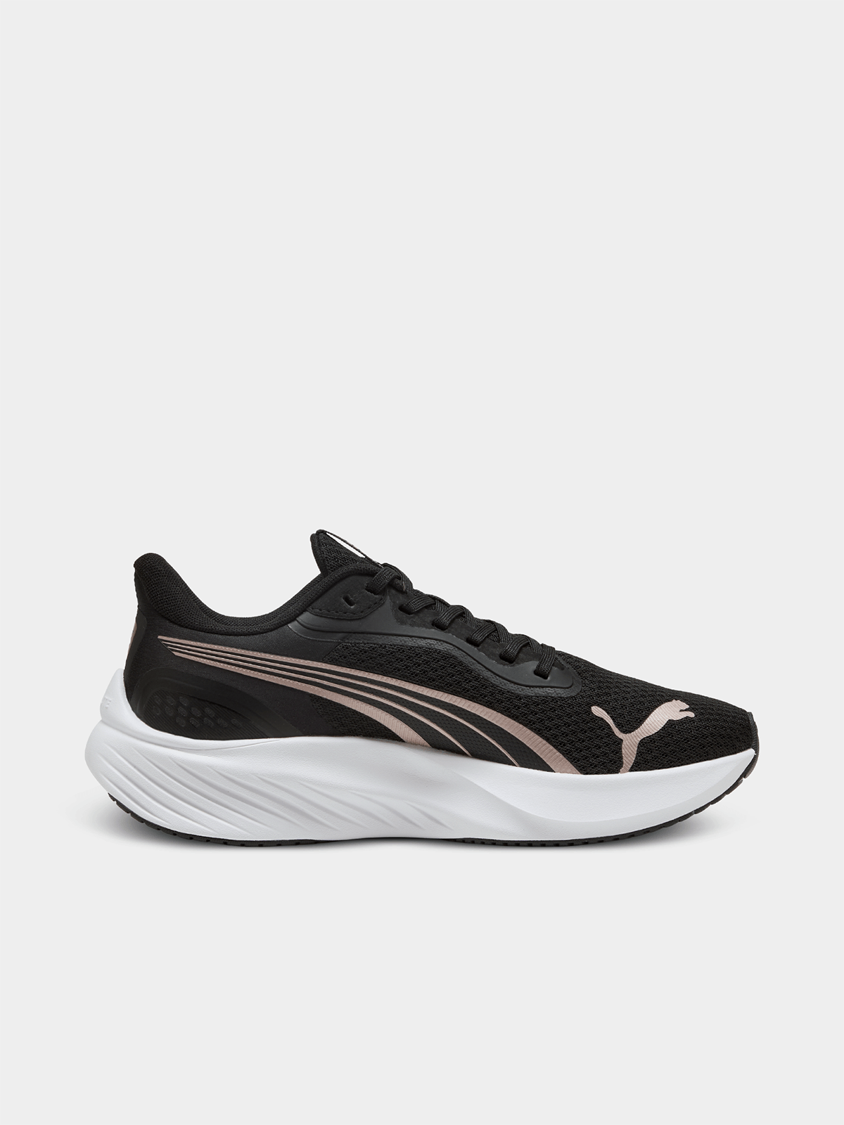 Puma Womens Pounce Lite Sneakers In Black/Rose Gold