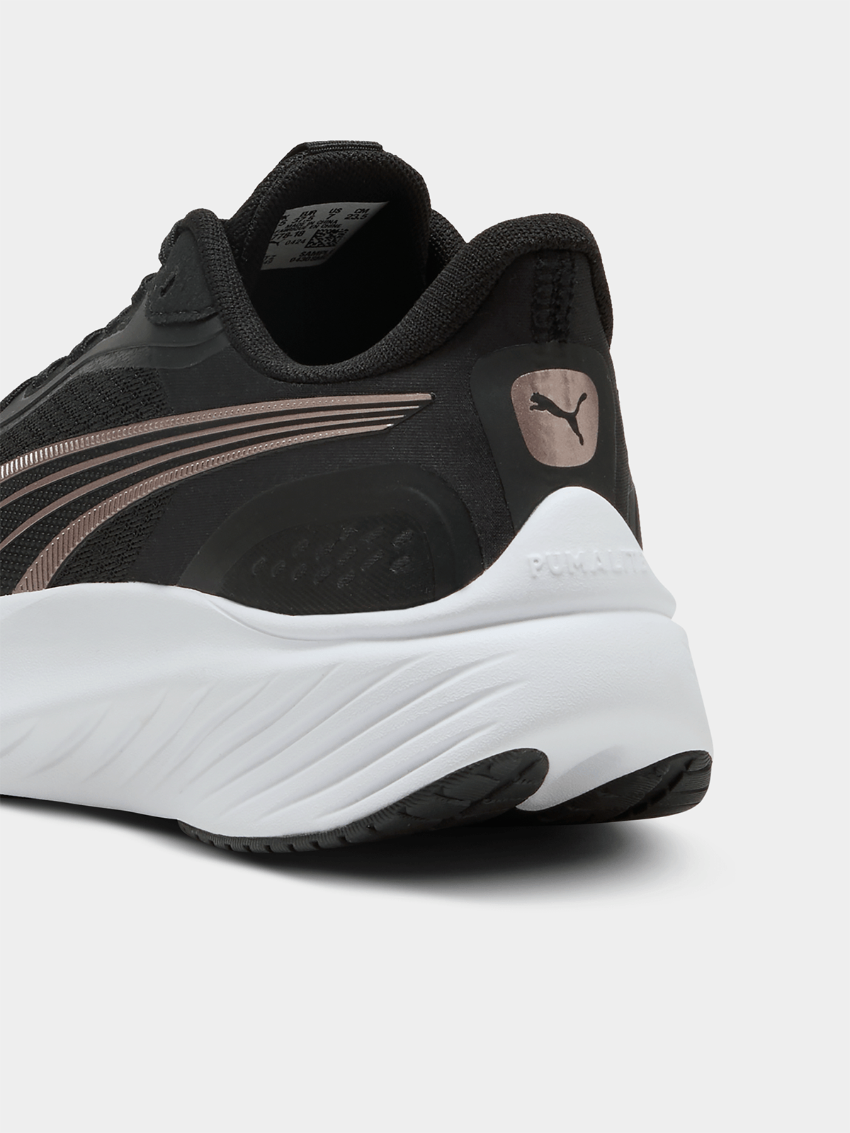 Puma Womens Pounce Lite Sneakers In Black/Rose Gold