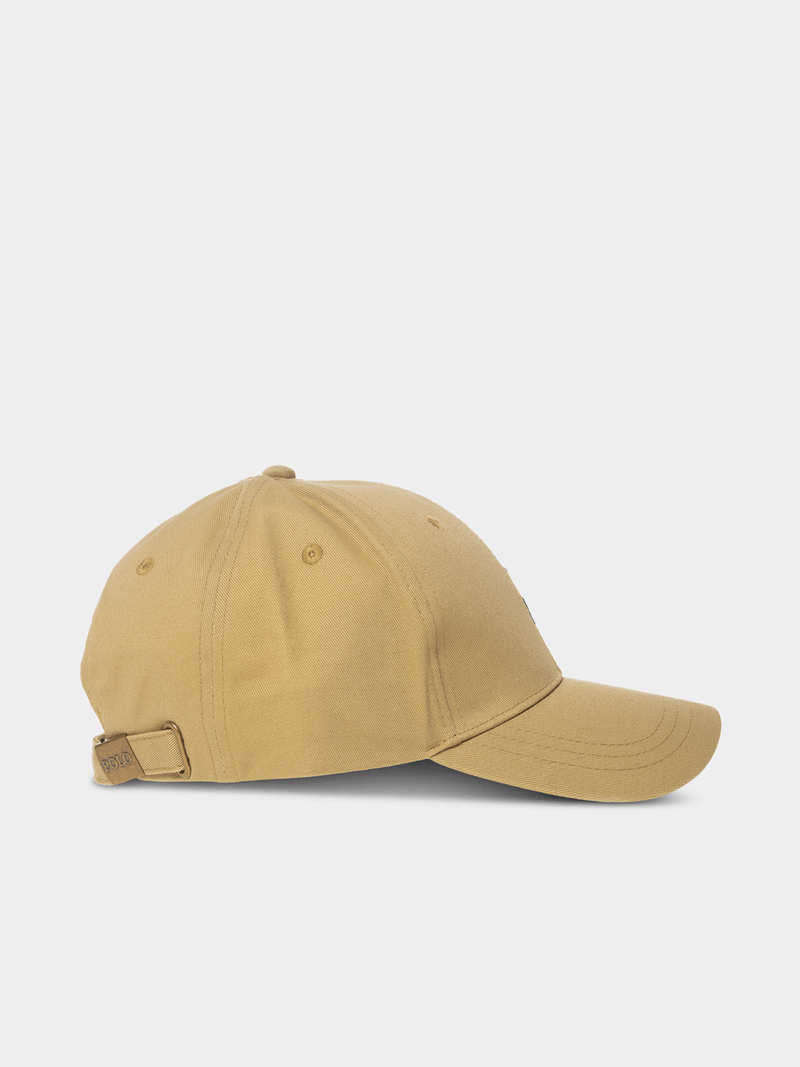 Polo Boys 6 Panel Kids Classic Peak Cap In Khaki