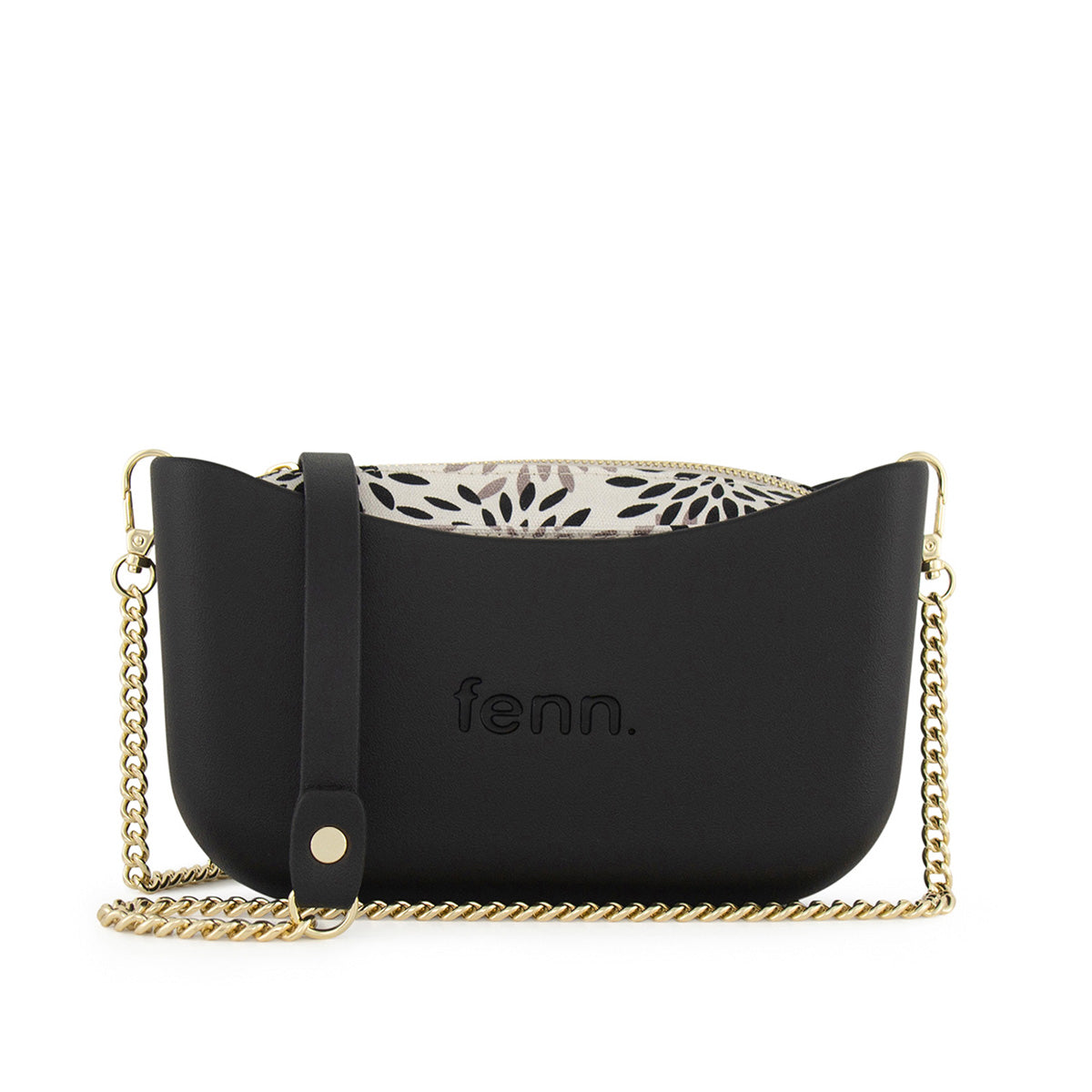 Fenn Pattern Inner Handbag In Black