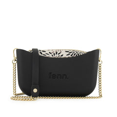 Fenn Pattern Inner Handbag In Black