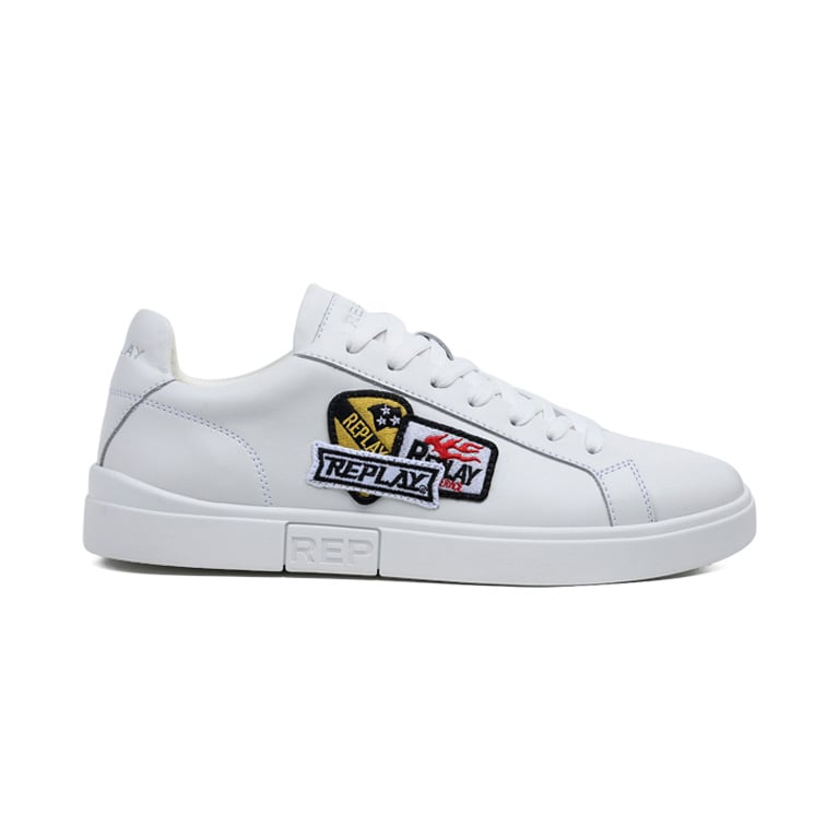 Replay Mens Polys M Combo Sneakers In White