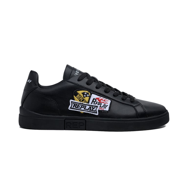 Replay Mens Polys M Combo Sneakers In Black