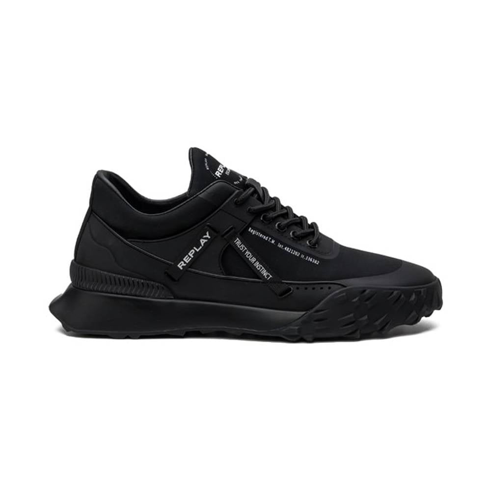 Replay Mens Total 1 Shoes In Black