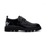 Replay Mens Canver Print Shoes In Black