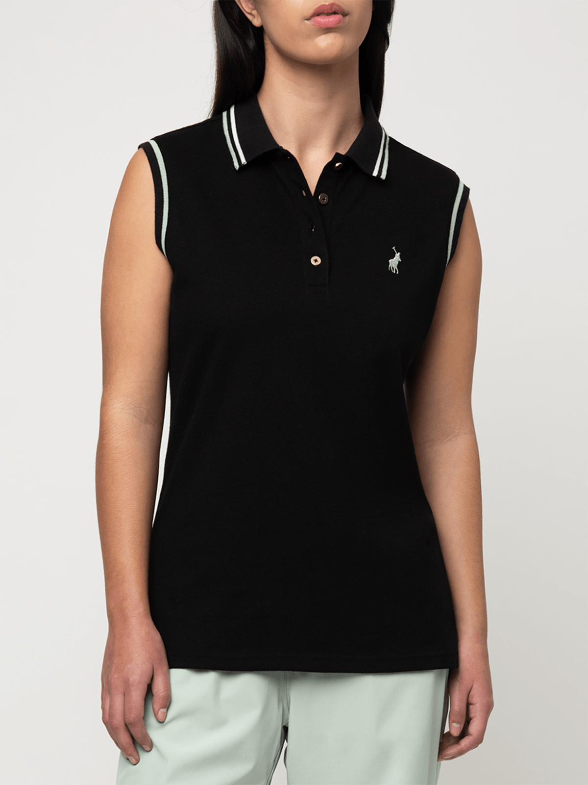 Polo Macey SL Sports Golfers In  Black
