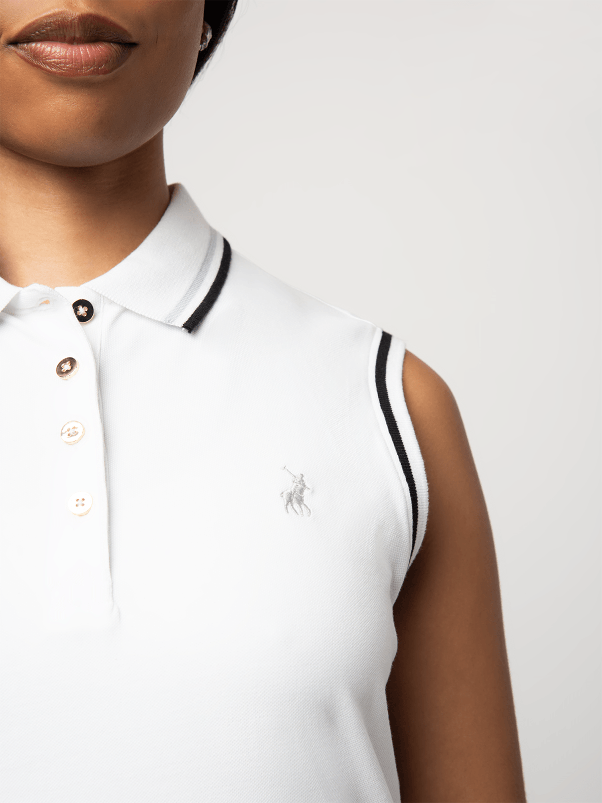 Polo Womens Macey SL Sports Golfers In White