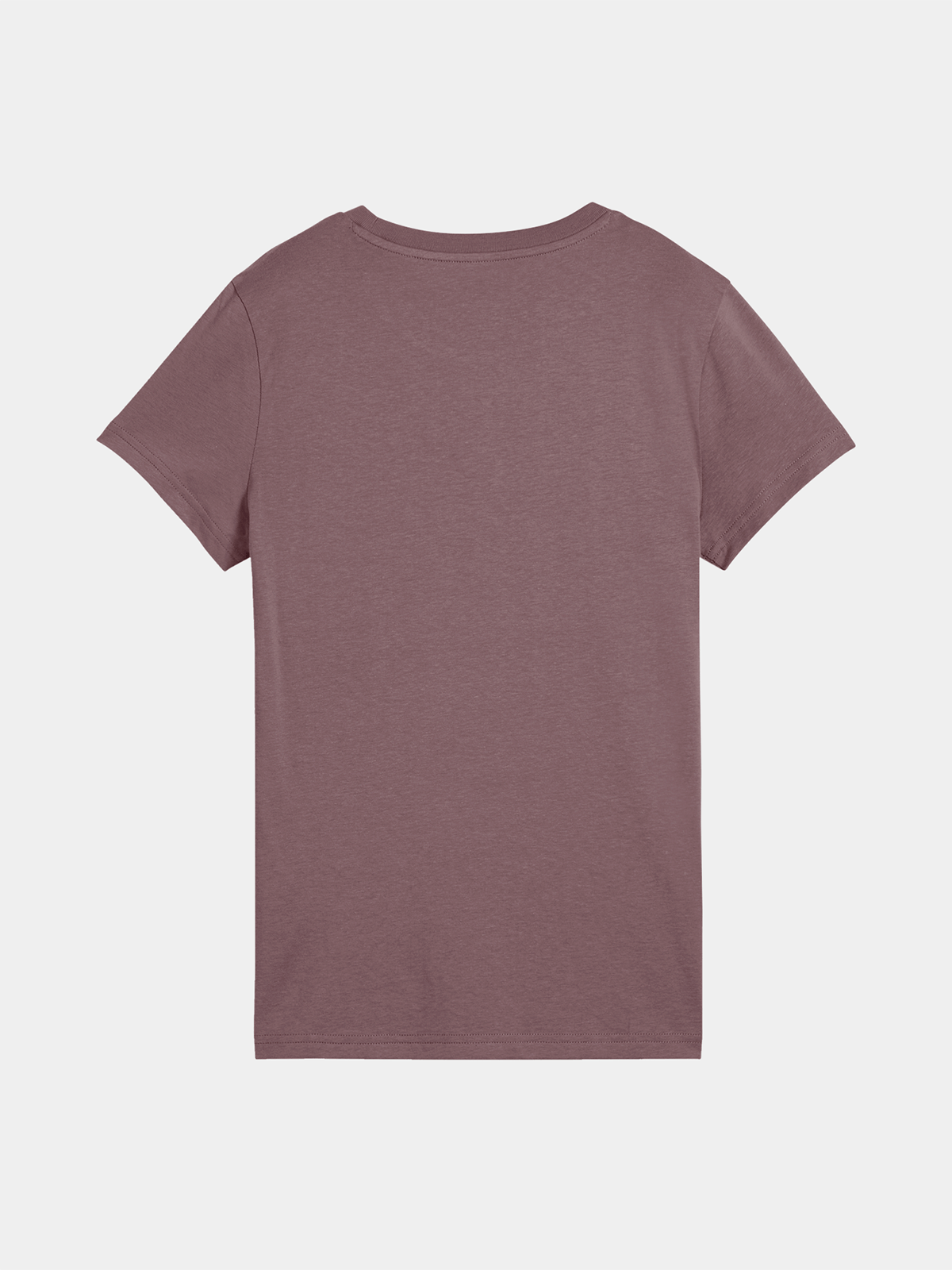 Puma Womens Essential Metallic Logo T-Shirt In Raison