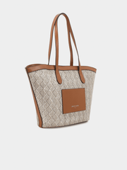Pierre Cardin Mala Straw Tote Bag In Tan