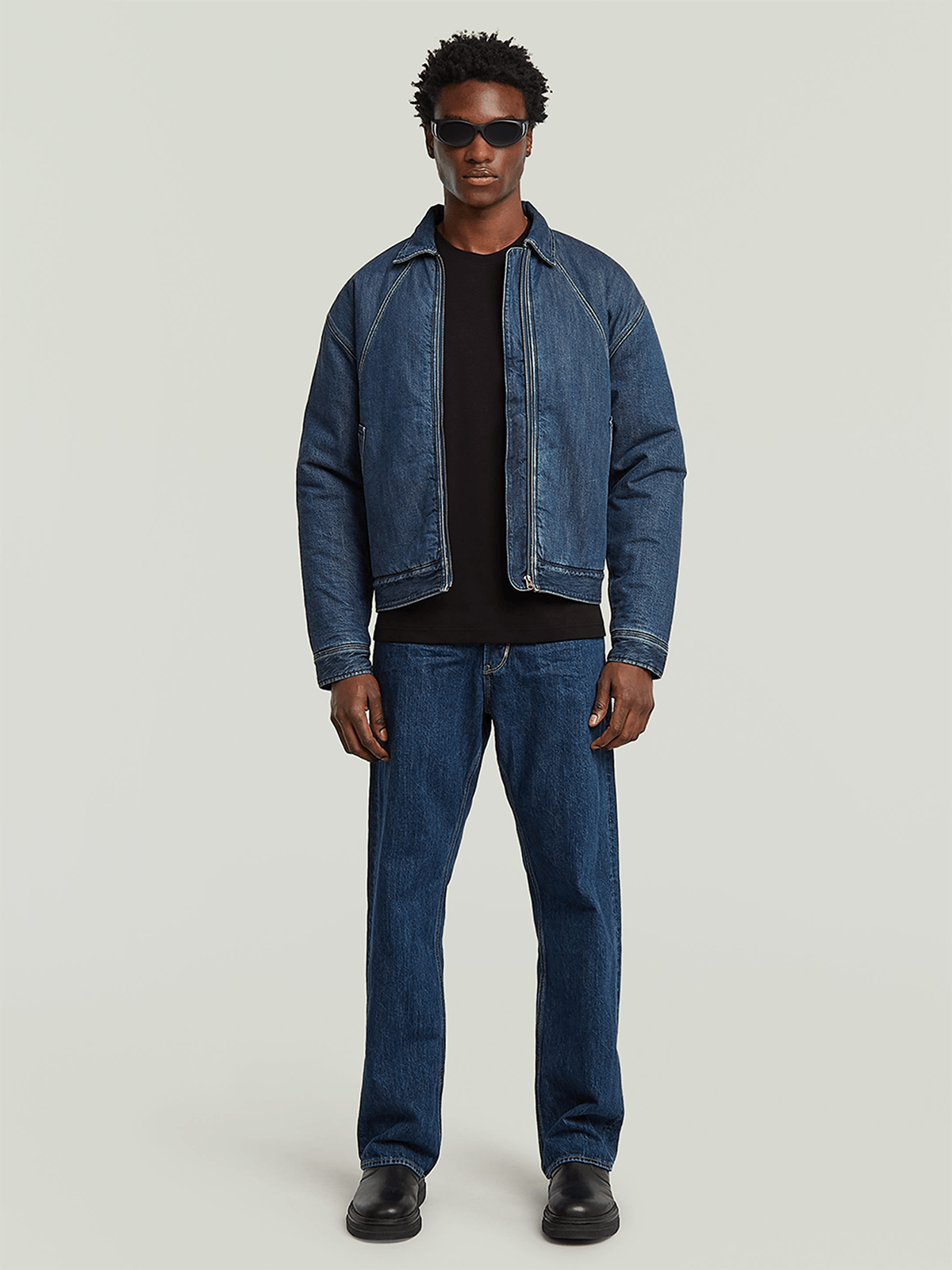 G-Star Raw Mens Script T-Shirt In Dark Black