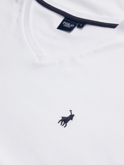 Polo Mens Vneck Tshirt  White