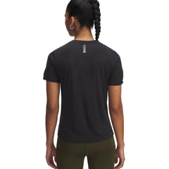 Under Armour Womens Launch Jacquard T-Shirt In Black