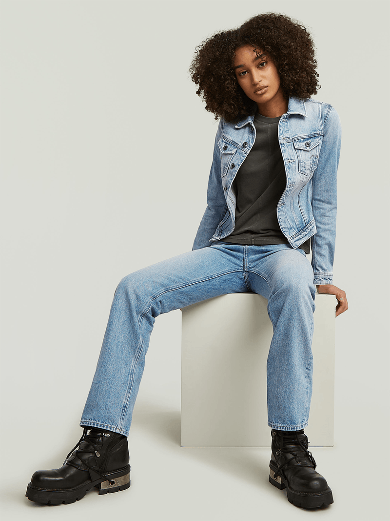 G-Star Raw Womens Vintage Blue Straight Vintage