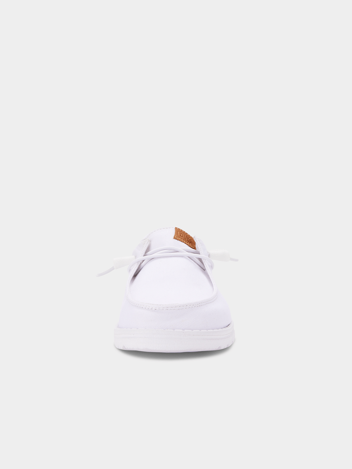 Hey Dude Womens Wendy Stretch Canvas Shoes In White