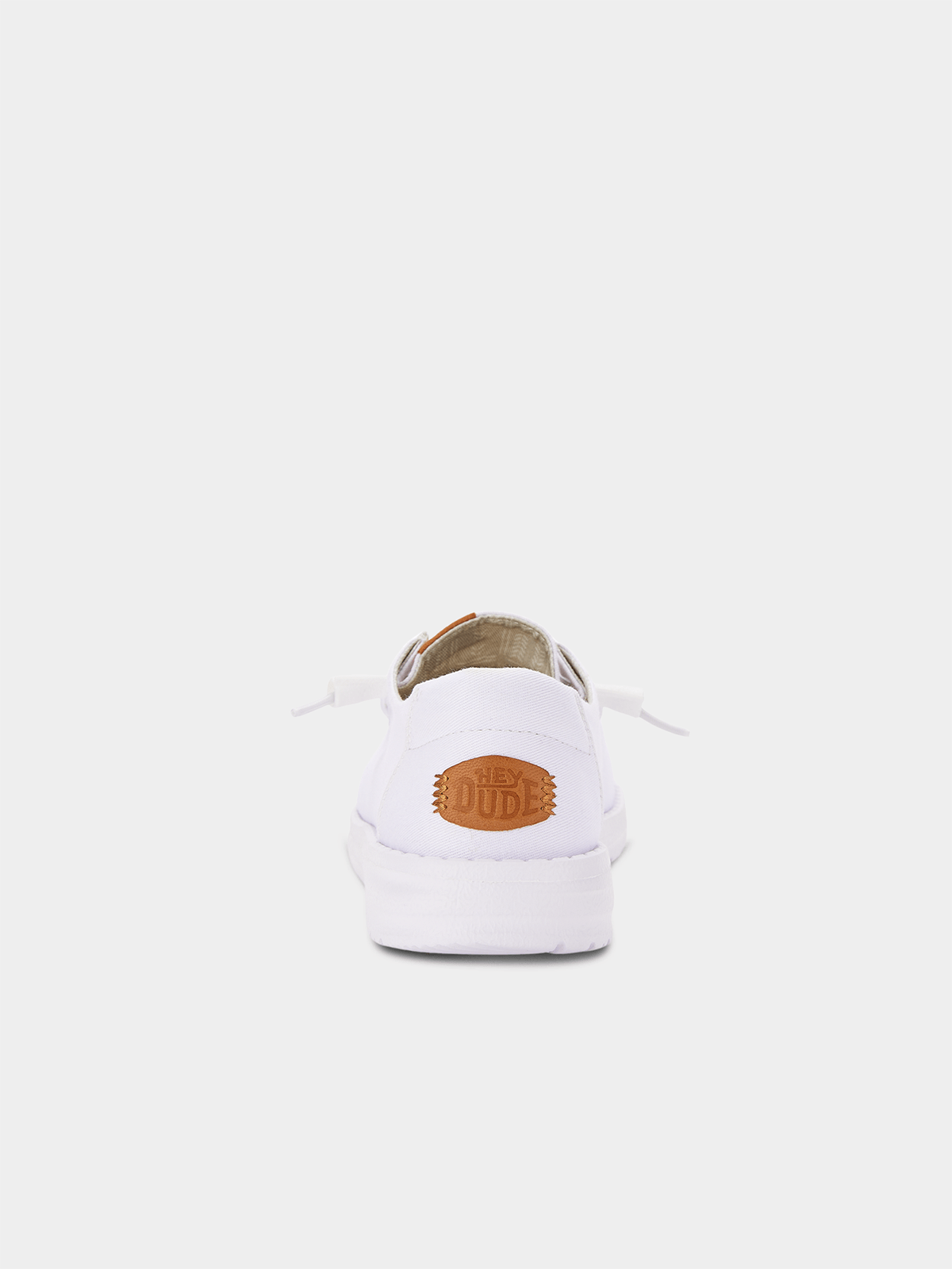 Hey Dude Womens Wendy Stretch Canvas Shoes In White