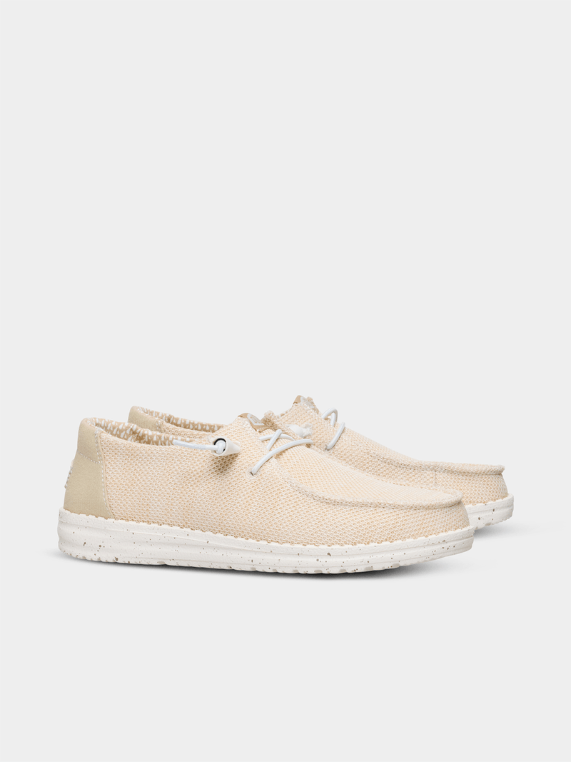 Hey Dude 41878 Ladies Wendy Stretch Sox Shoes  Pea