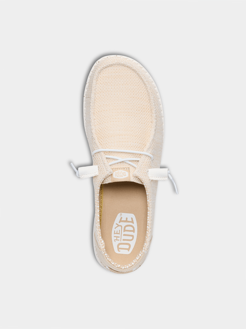 Hey Dude 41878 Ladies Wendy Stretch Sox Shoes  Pea