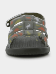 Ipanema Boys Go Style Sandals In Green & Orange