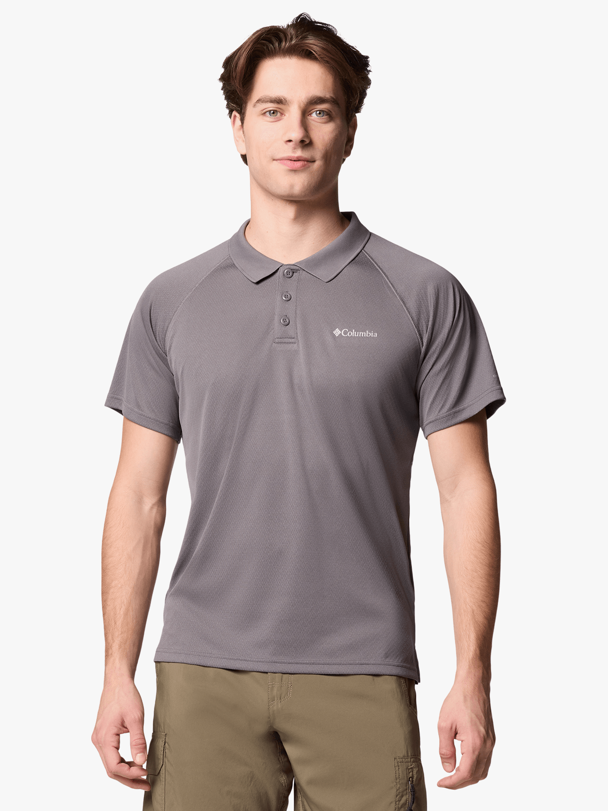 Columbia Mens Hike Golfer In Grey