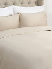 Tensel Silky Cotton 300T Duvet Covers In Pearl