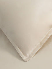 Tensel Silky Cotton 300T Duvet Covers In Pearl