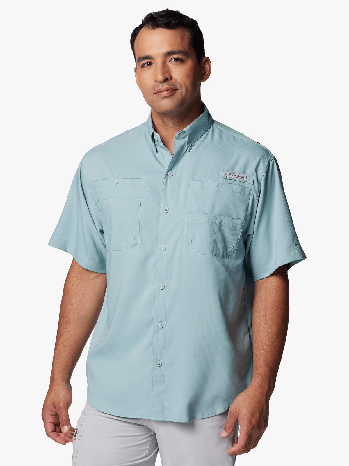 Columbia Mens Tamiami Ii Shirt In Blue