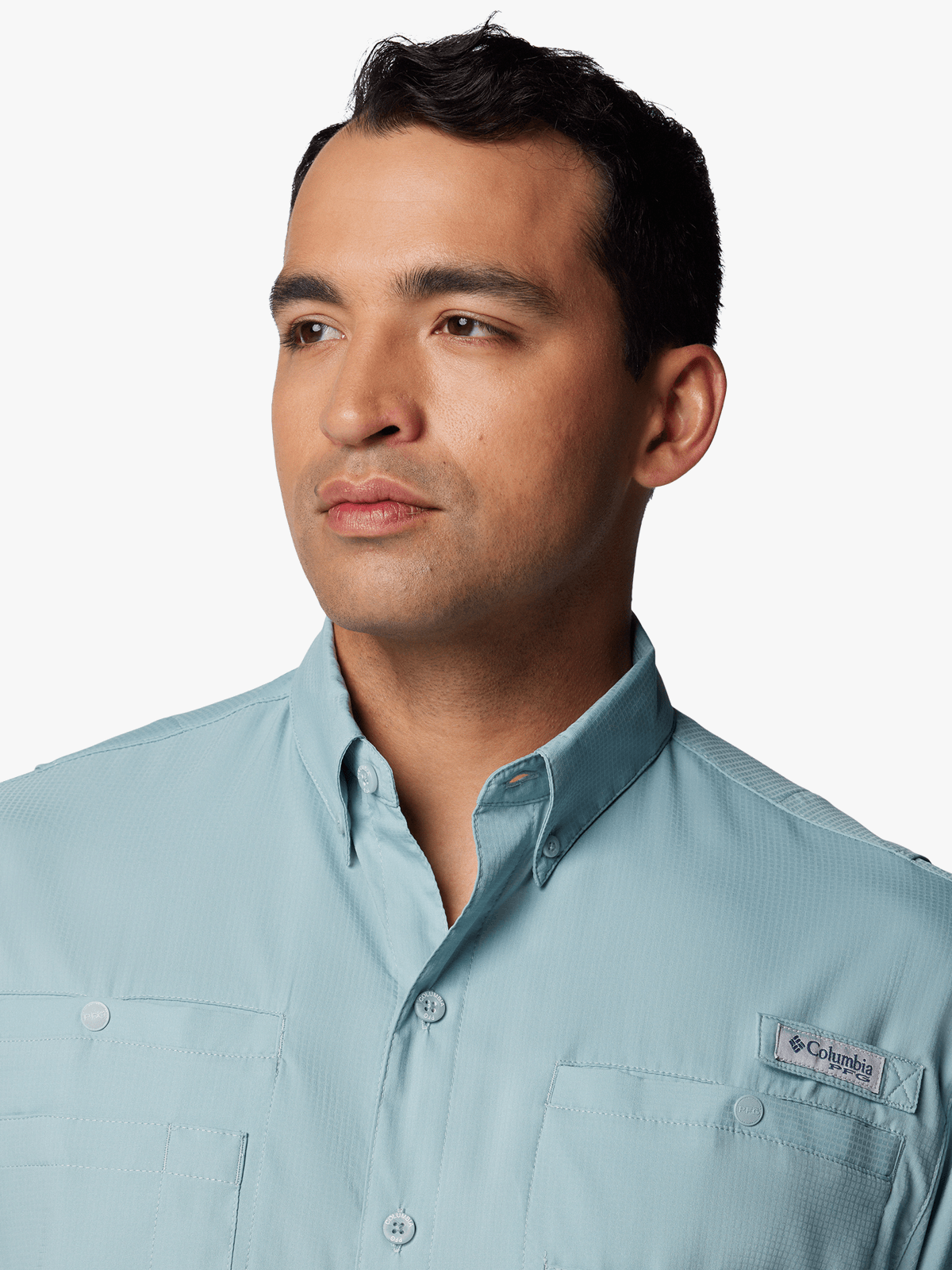 Columbia Mens Tamiami Ii Shirt In Blue