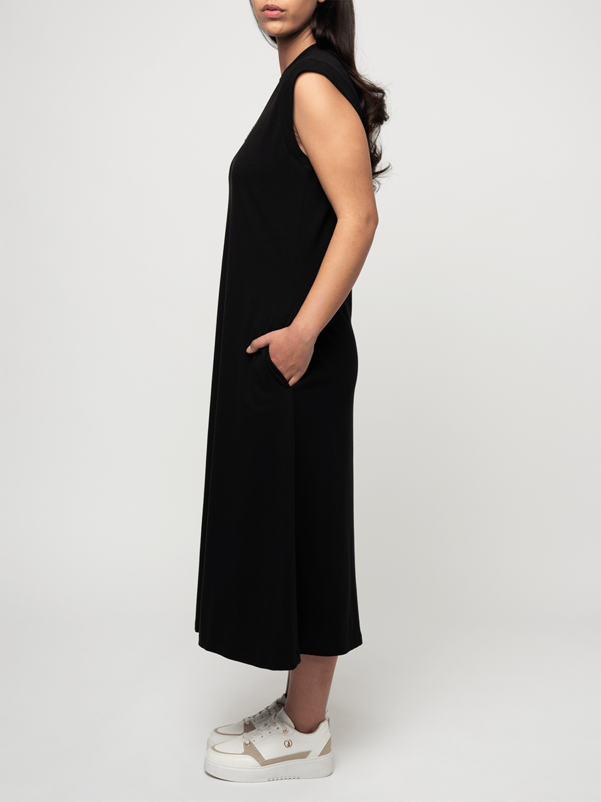 Polo Womens Mila Casual Dress In Black