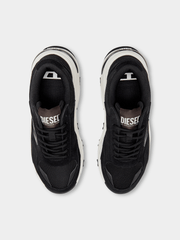 Diesel Womens Savanna Sneakers In Black and White