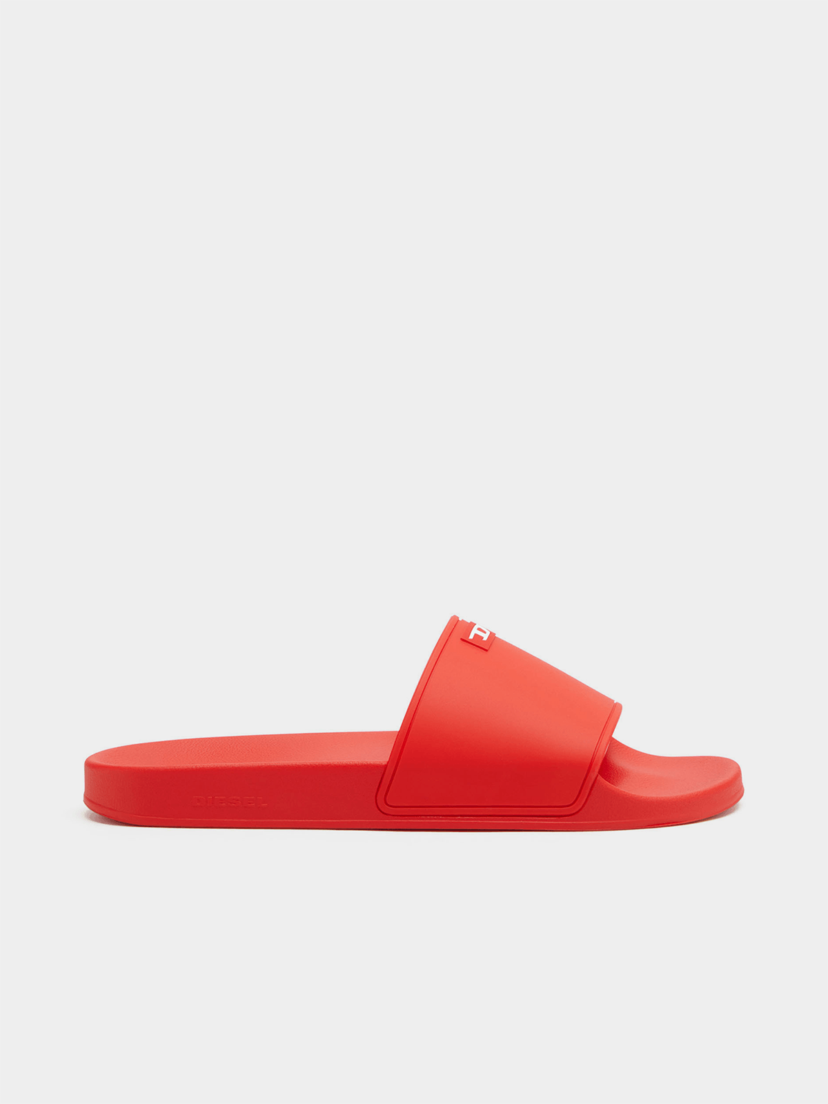 Diesel Mens Swin Sandals In Red