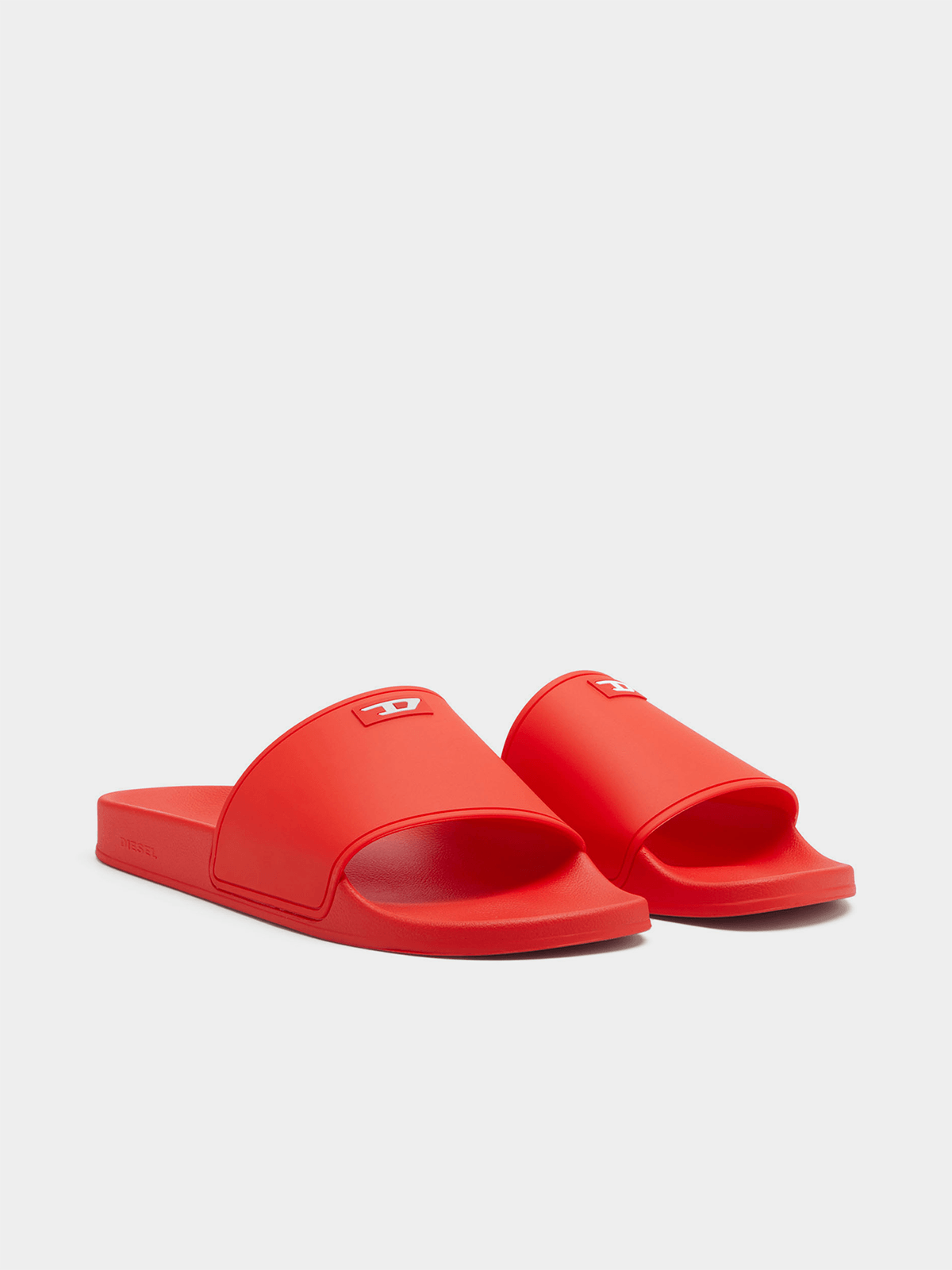 Diesel Mens Swin Sandals In Red
