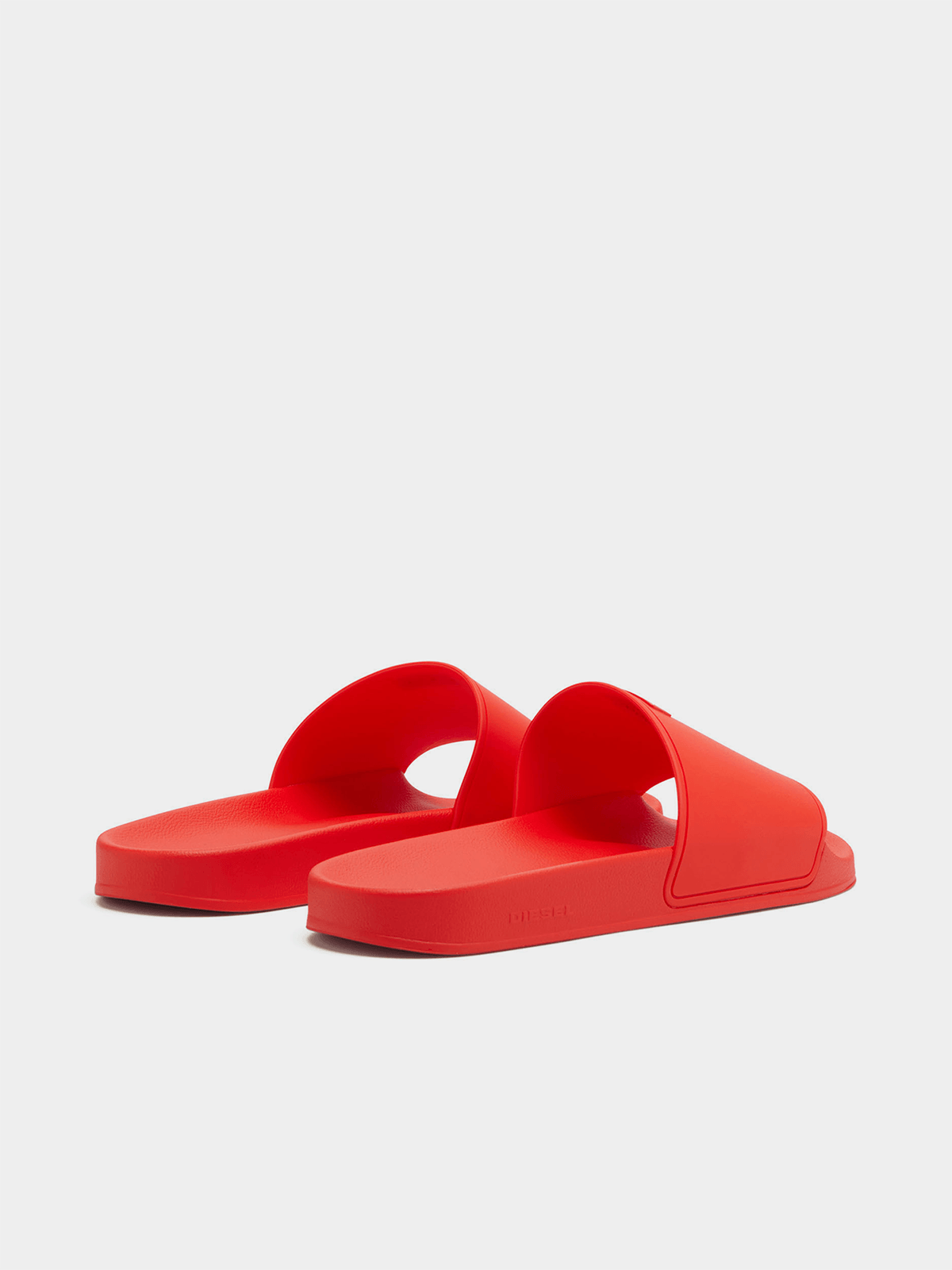 Diesel Mens Swin Sandals In Red