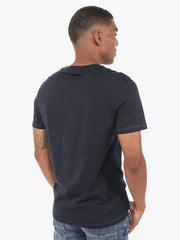 Guess Mens Aidy Cn Short Sleeves T-Shirt In Navy