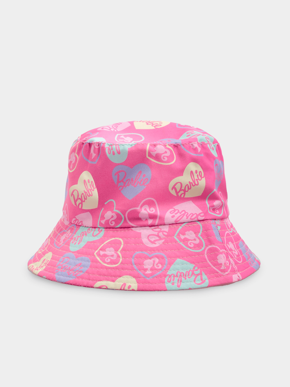 Character Group Girls Barbie Bucket Hat In Pink Multi
