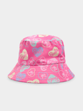 Character Group Girls Barbie Bucket Hat In Pink Multi