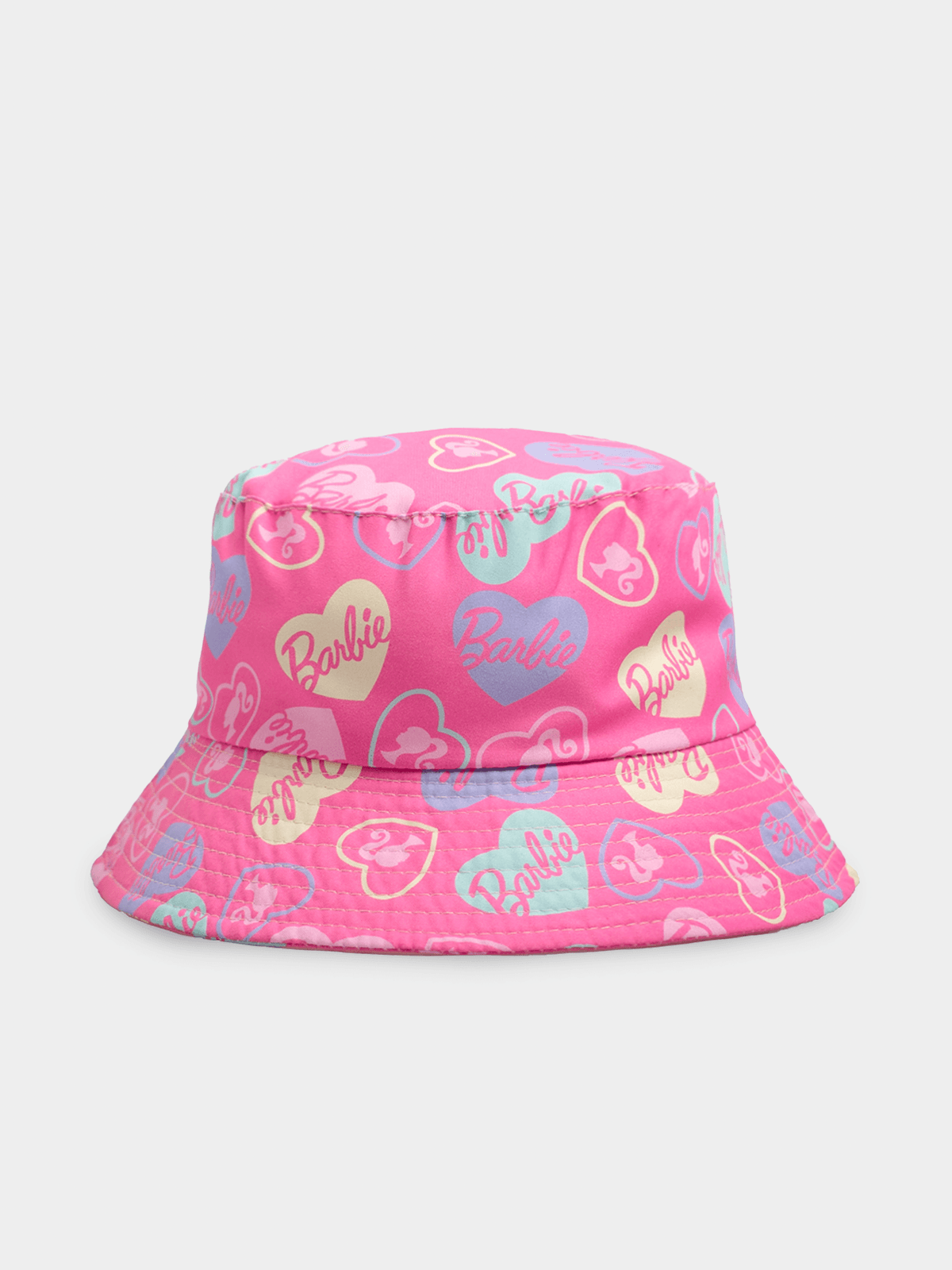 Character Group Girls Barbie Bucket Hat In Pink Multi