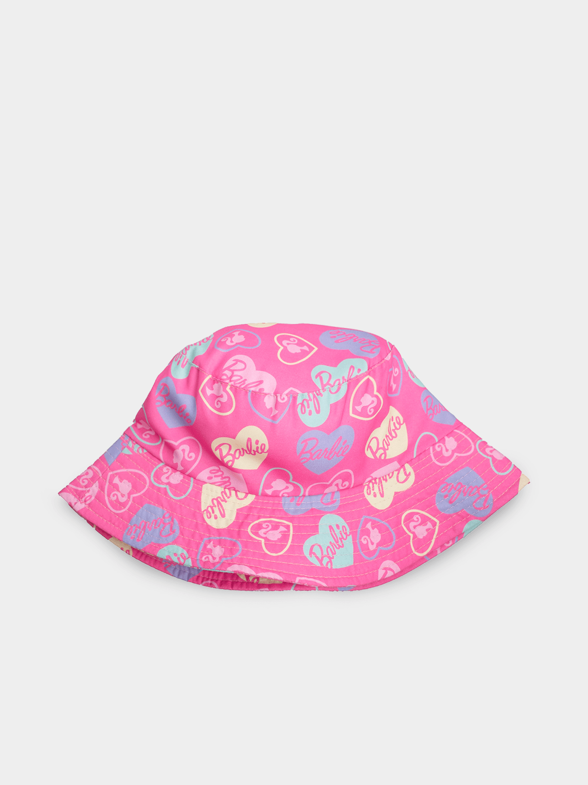 Character Group Girls Barbie Bucket Hat In Pink Multi