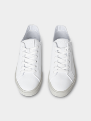 Polo Mens Basic PU Sneakers In White