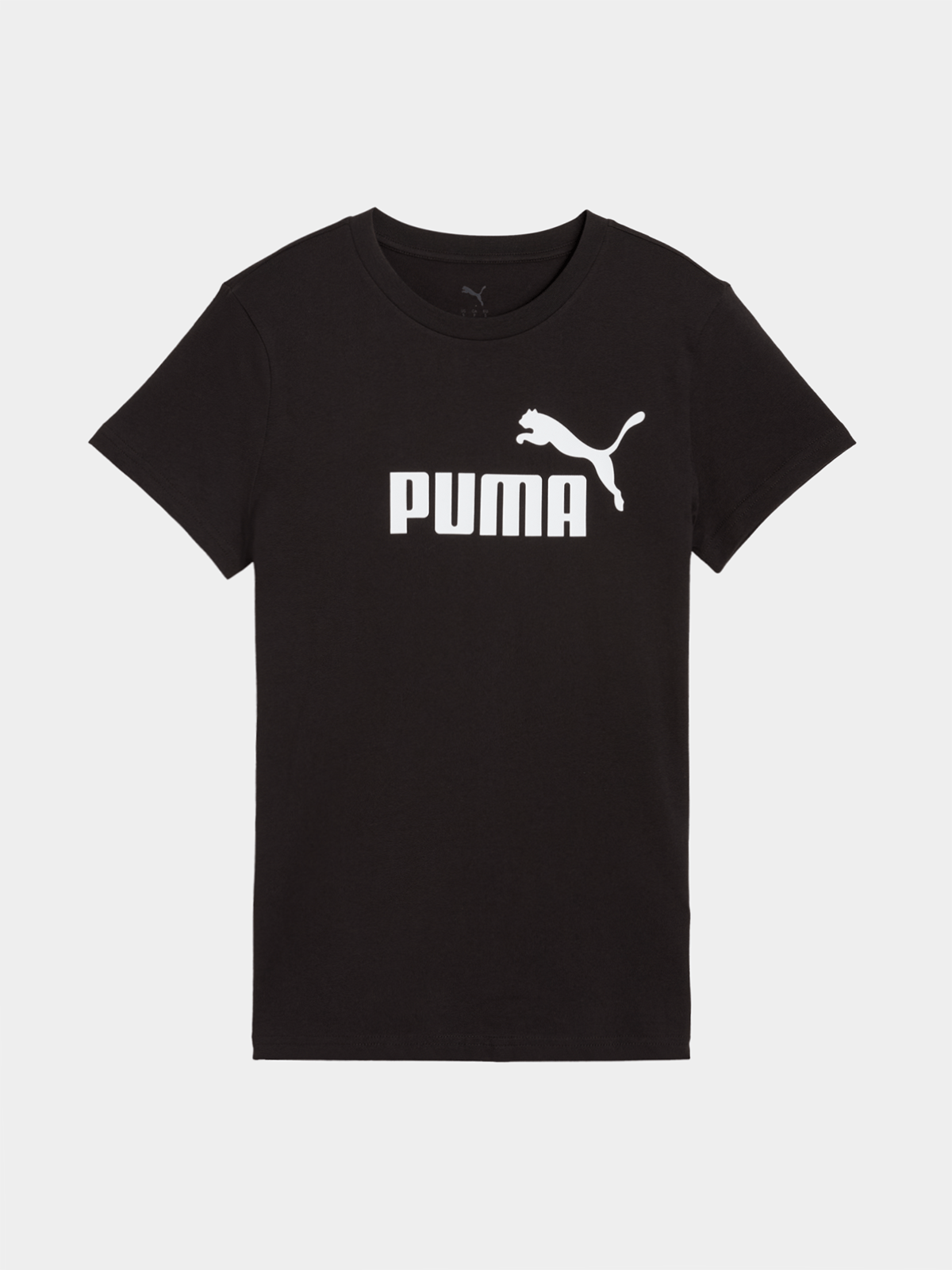 Puma Womens Essential No.1 Logo T-Shirt In Black